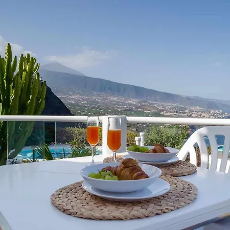Villa Con Vistas Espectaculares Al Mar Y Al Teide Flores Paraiso *